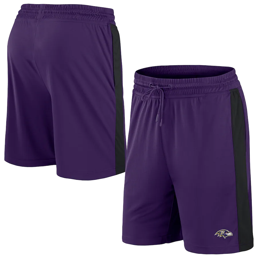 Men's Baltimore Ravens Purple Performance Shorts Men's Baltimore Ravens Purple Performance Shorts